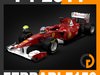 F1 2011 Ferrari F150 - Scuderia Ferrari Marlboro 3D Model