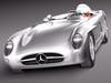 Mercedes-Benz 300 SLR 1... 3D Model .max .obj .3ds .fbx .lwo .lw .lws .c4d