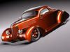 Ford 1936 coupe custom ... 3D Model
