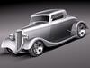 Ford 1934 Full Fender C... 3D Model