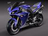 Yamaha YZF - R1 2010 3D Model