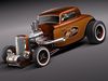 Ford 1934 Hot Rod oldsc... 3D Model
