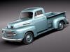 Ford F1 pickup 1950 3D Model