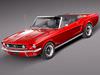Ford Mustang 1967 conve... 3D Model