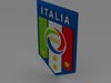 Italy football emblem 3D Model .max .obj .3ds .fbx .lwo .lw .lws .c4d