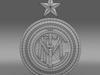Inter football emblem 3D Model .max .obj .3ds .fbx .lwo .lw .lws .c4d