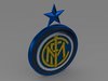 Inter football emblem 3D Model .max .obj .3ds .fbx .lwo .lw .lws .c4d