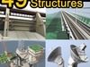49 Engineered Structures 3D Model .obj .3ds .lwo .lw .lws .c4d