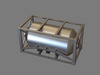 Oil Tank 3D Model .obj