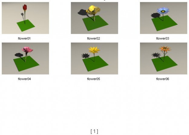 Garden Collection 3D Model Garden Collection 3D Model .obj .3ds