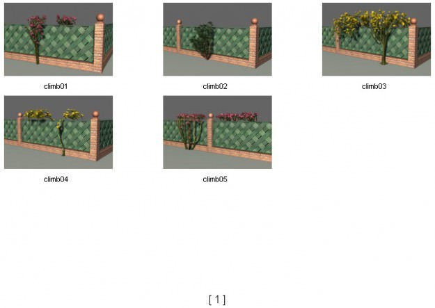 Garden Collection 3D Model Garden Collection 3D Model .obj .3ds
