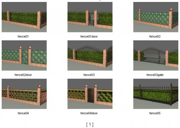 Garden Collection 3D Model Garden Collection 3D Model .obj .3ds