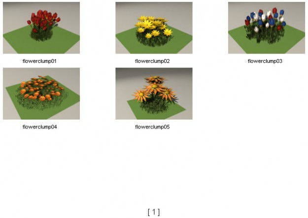 Garden Collection 3D Model Garden Collection 3D Model .obj .3ds