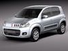 Fiat Uno 2011 3D Model