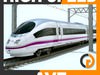 High Speed Train - AVE Siemens Velaro with Interior 3D Model