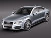 Audi A7 Sportback 2011 3D Model