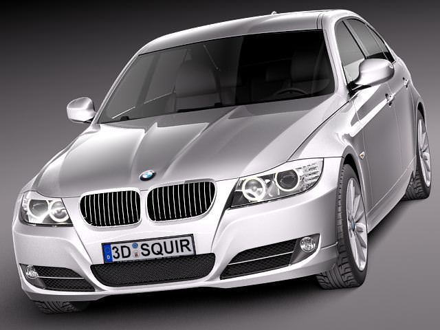 BMW 3 e90 2006-2011 3D Model .max .obj .3ds .fbx .lwo .lw .lws .c4d