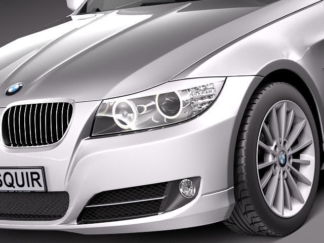 BMW 3 e90 2006-2011 3D Model .max .obj .3ds .fbx .lwo .lw .lws .c4d