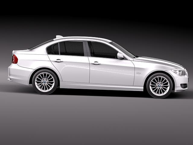 BMW 3 e90 2006-2011 3D Model .max .obj .3ds .fbx .lwo .lw .lws .c4d