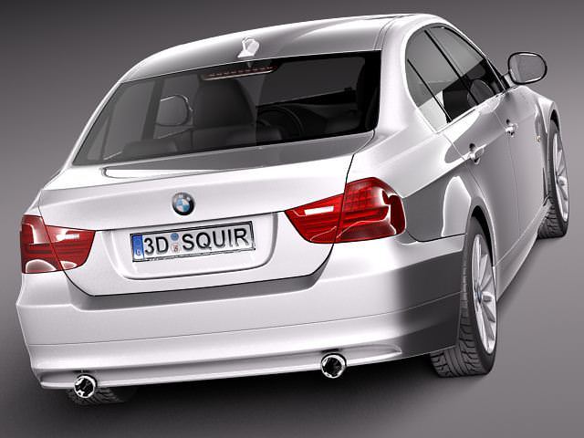 BMW 3 e90 2006-2011 3D Model .max .obj .3ds .fbx .lwo .lw .lws .c4d