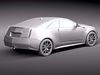 Cadillac CTS-V coupe 2011 3D Model .max .obj .3ds .fbx .lwo .lw .lws