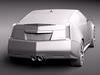 Cadillac CTS-V coupe 2011 3D Model .max .obj .3ds .fbx .lwo .lw .lws