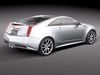 Cadillac CTS-V coupe 2011 3D Model .max .obj .3ds .fbx .lwo .lw .lws