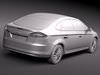 Ford Mondeo 2011 3D Model .max .obj .3ds .fbx .lwo .lw .lws .c4d