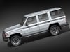 Toyota Land Cruiser 70 series Wagon 3D Model .max .obj .3ds .fbx .lwo .lw .lws .c4d