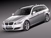 BMW 3 e91 estate 2006-2... 3D Model