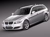 BMW 3 e91 estate 2006-2... 3D Model .max .obj .3ds .fbx .lwo .lw .lws .c4d