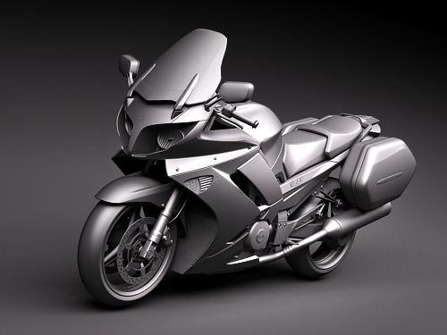 Yamaha FJR1300A 2009 3D Model Yamaha FJR1300A 2009 3D Model .max .3ds