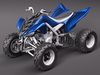 Yamaha Raptor QUAD 3D Model