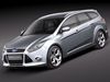 Ford Focus Estate 2011 3D Model