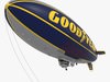 Good Year Blimp, zeppelin - 02 3D Model
