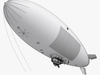 Good Year Blimp, zeppelin - 02 3D Model .max .obj .3ds .fbx .ma .mb