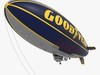 Good Year Blimp, zeppelin - 02 3D Model .max .obj .3ds .fbx .ma .mb