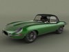 Jaguar E-type convertible 3D Model