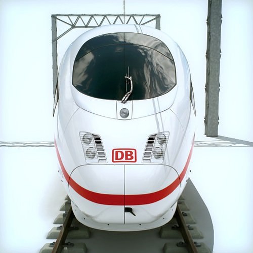 High Speed Train Pack - Siemens Velaro with Interior 3D Model .max .obj .3ds .fbx .lwo .lw .lws .c4d