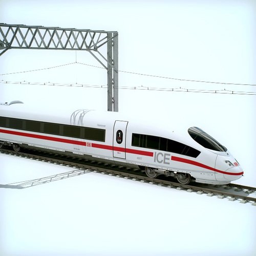 High Speed Train Pack - Siemens Velaro with Interior 3D Model .max .obj .3ds .fbx .lwo .lw .lws .c4d
