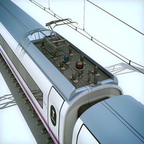 High Speed Train Pack - Siemens Velaro with Interior 3D Model .max .obj .3ds .fbx .lwo .lw .lws .c4d