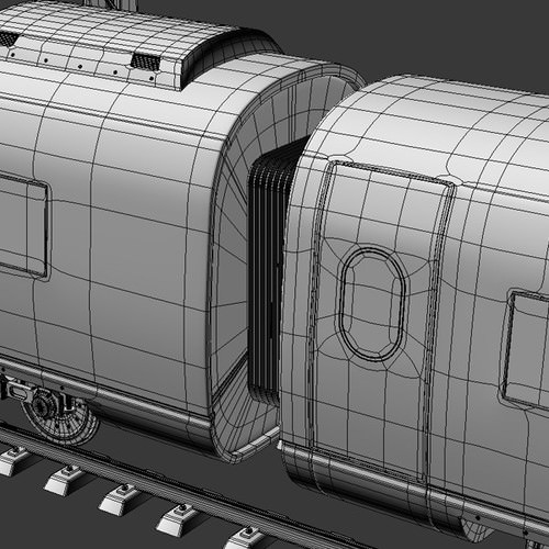 High Speed Train Pack - Siemens Velaro with Interior 3D Model .max .obj .3ds .fbx .lwo .lw .lws .c4d