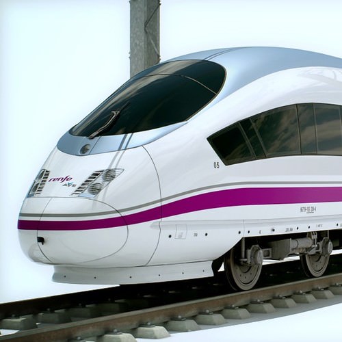 High Speed Train Pack - Siemens Velaro with Interior 3D Model .max .obj .3ds .fbx .lwo .lw .lws .c4d