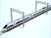 High Speed Train Pack - Siemens Velaro with Interior 3D Model .max .obj .3ds .fbx .lwo .lw .lws .c4d