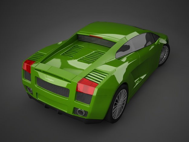 Lamborghini Gallardo 3D Model .max .obj .3ds