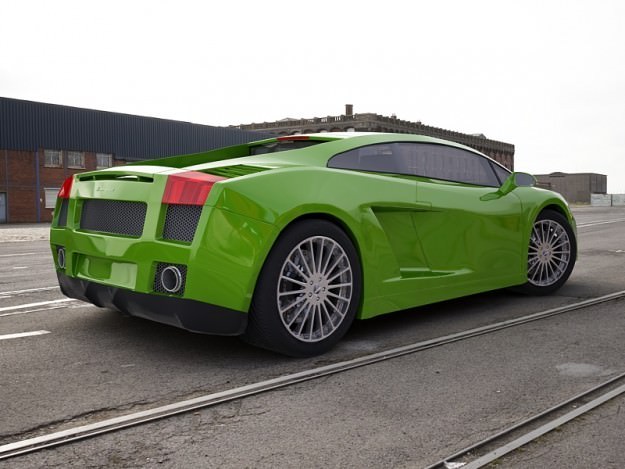 Lamborghini Gallardo 3D Model .max .obj .3ds