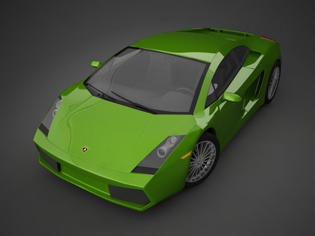 Lamborghini Gallardo 3D Model .max .obj .3ds