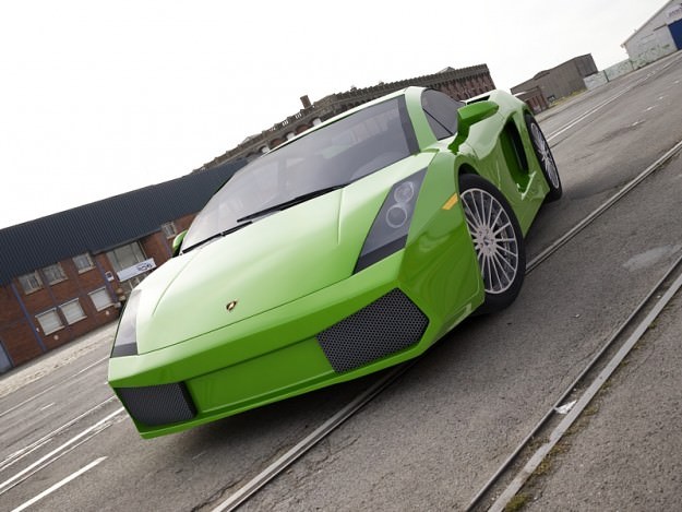 Lamborghini Gallardo 3D Model .max .obj .3ds