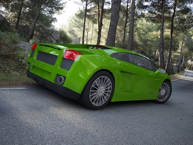 Lamborghini Gallardo 3D Model .max .obj .3ds