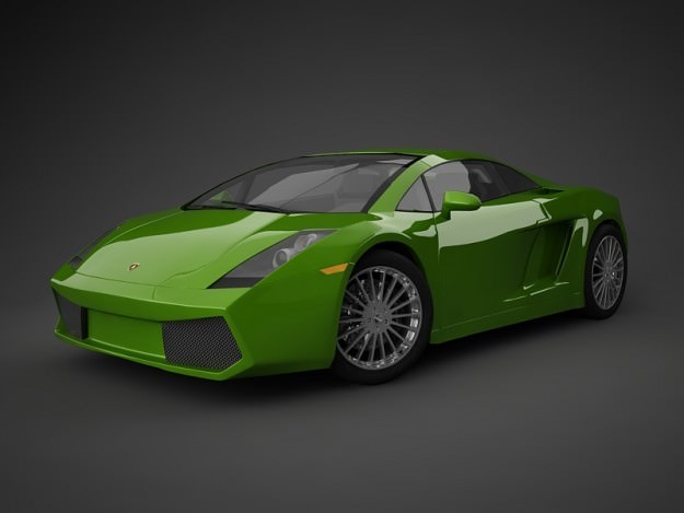 Lamborghini Gallardo 3D Model .max .obj .3ds